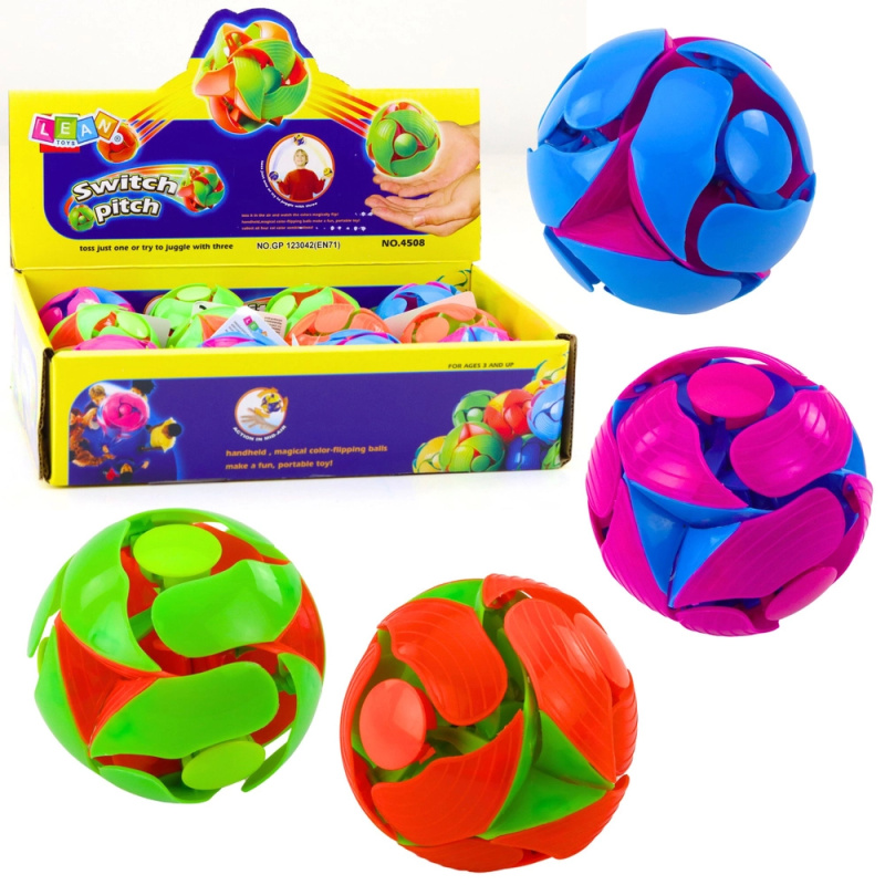 Měkký míček měnící barvu 6 cm