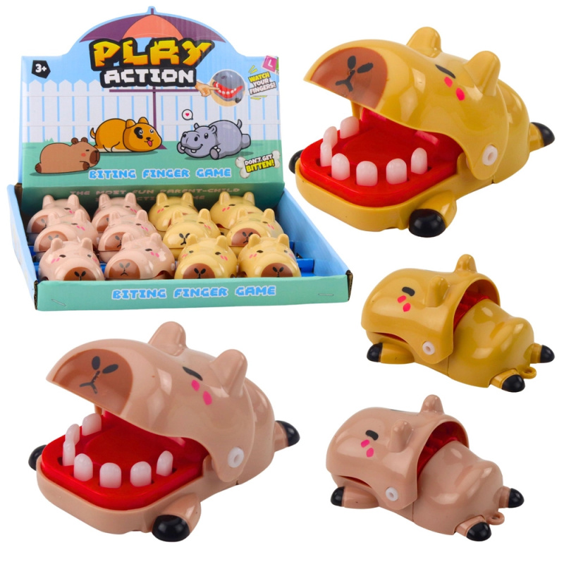 Kousající kapybara – mini hra zubař