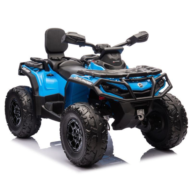 LEAN CARS Dětská elektrická čtyřkolka Can-am Outlander 4x4 modrá