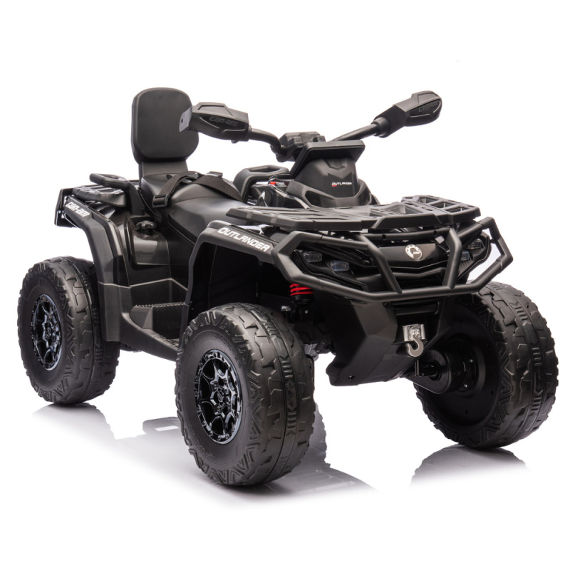 LEAN CARS Dětská elektrická čtyřkolka Can-am Outlander 4x4 černá