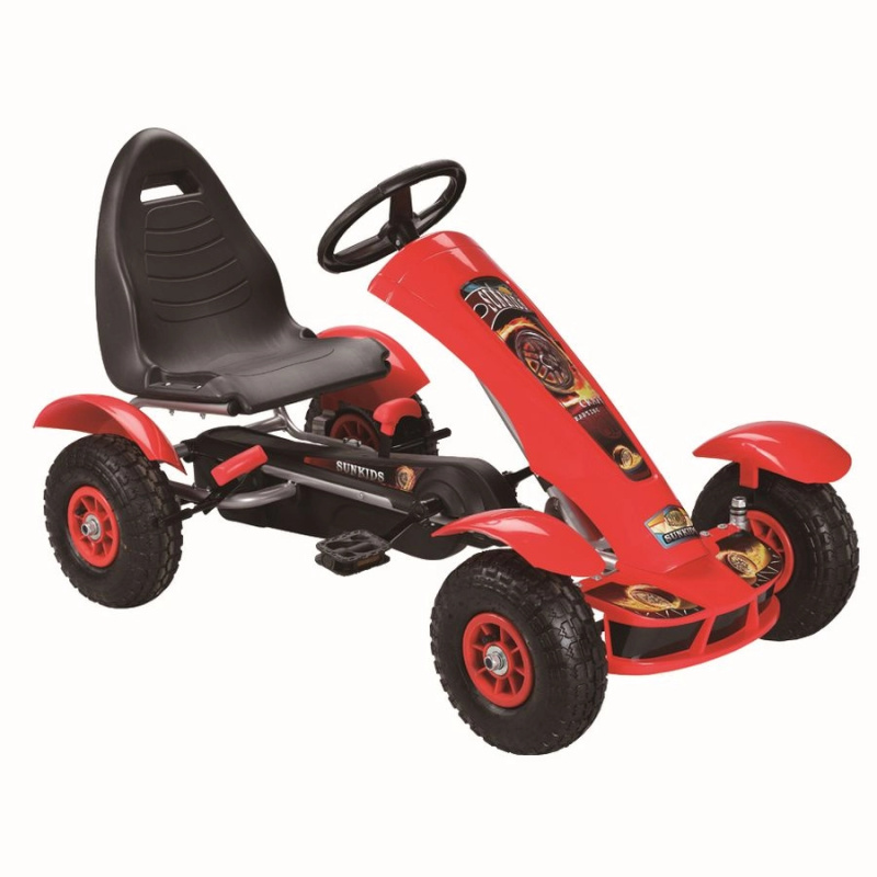 Gokart na pedály červený