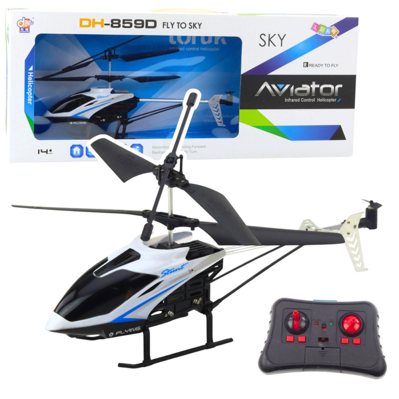 RC helikoptéra Aviator s LED a rotací 360°