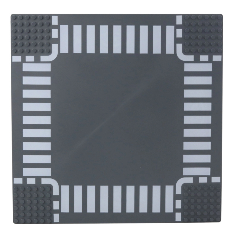 Stavební podložka pro kostky – silniční křižovatka 26 × 26 cm