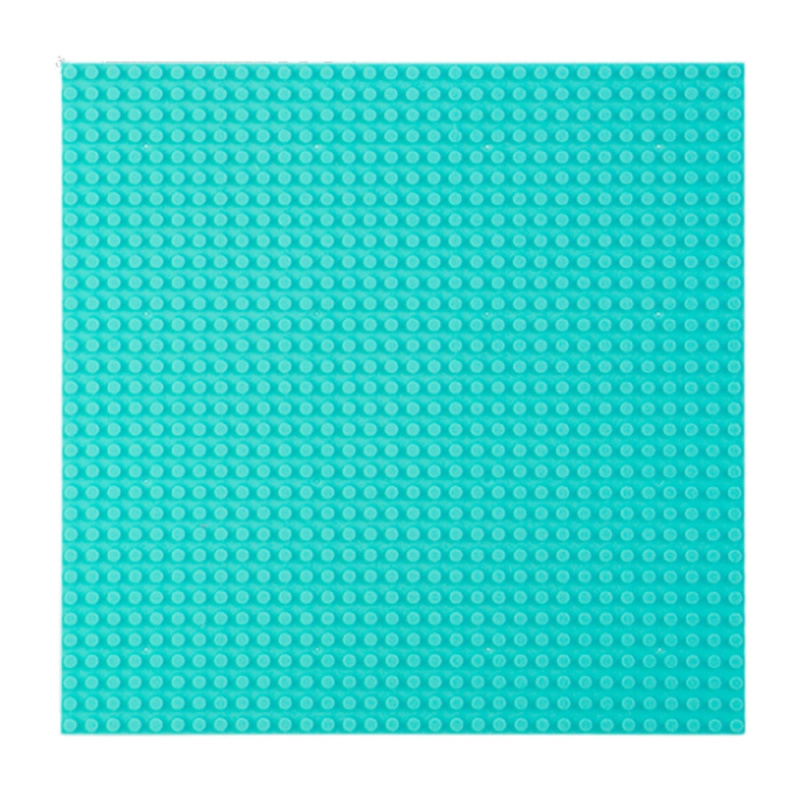 Stavební deska na kostky světle modrá 40x40 cm