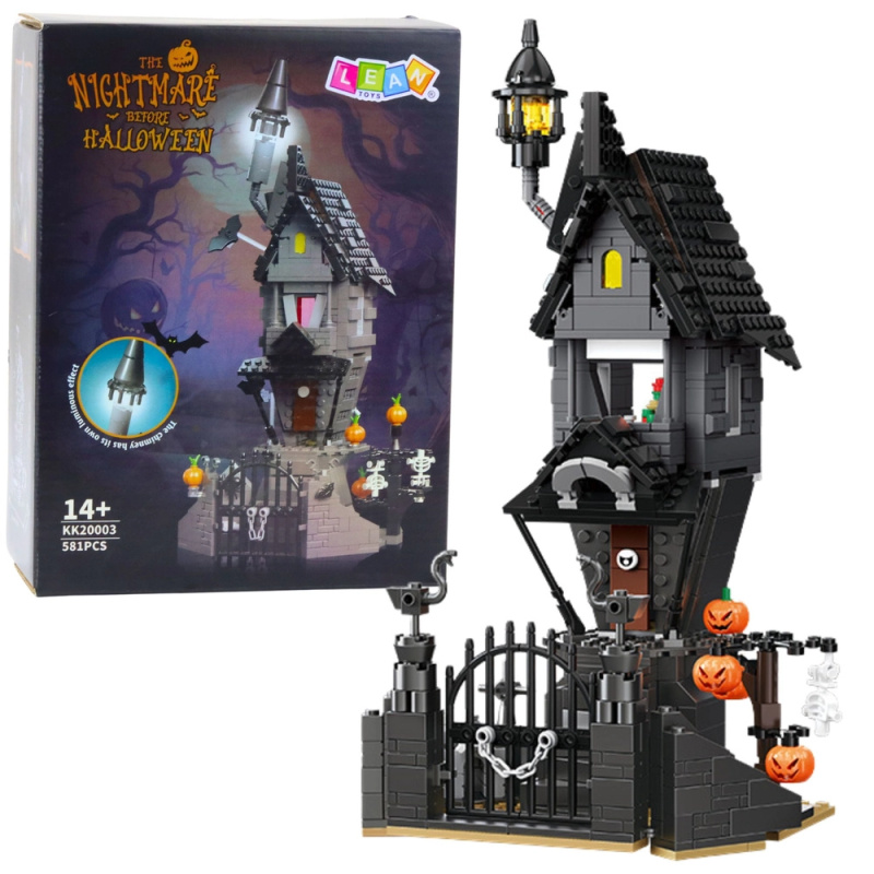 Stavebnice strašidelný dům HALLOWEEN – věž, 581 dílků
