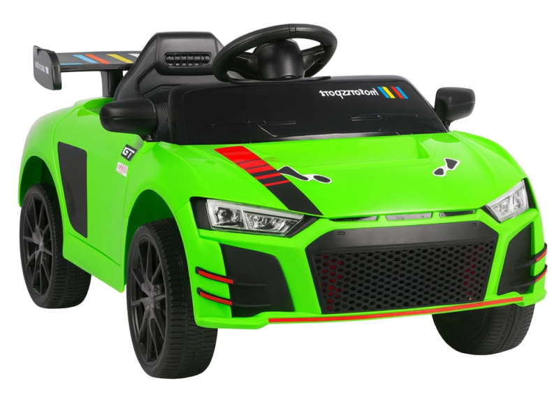 Dětské elektrické odrážedlo zelené