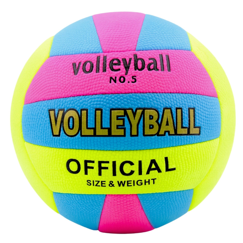 Barevný volejbalový míč velikost 5, průměr 20 cm
