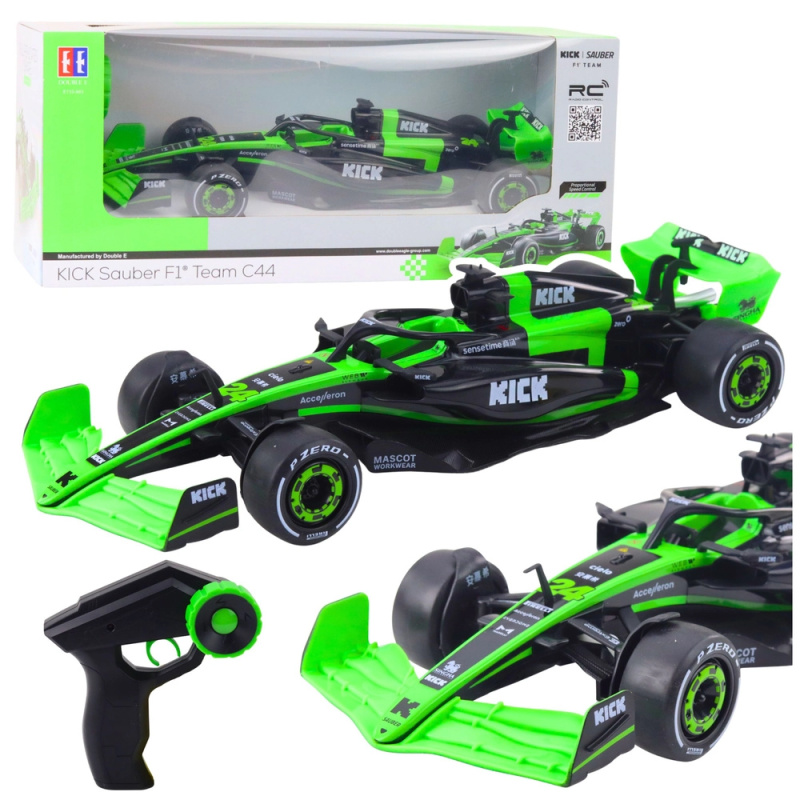 RC formule F1 C44 KICK Sauber 1:16 černo‑zelená