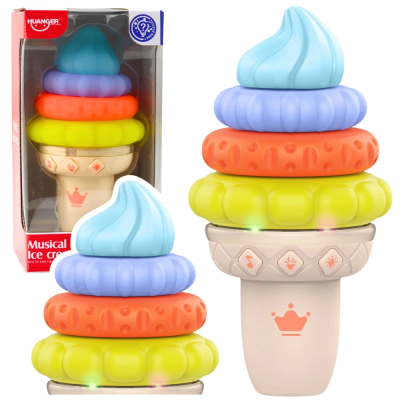 hudební edukativní zmrzlina pro miminko se světly a zvuky