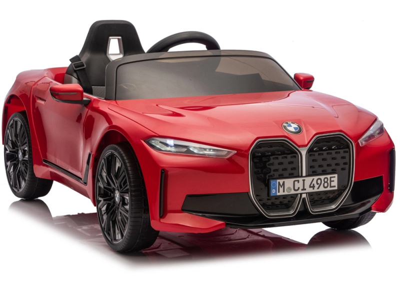 Elektrické autíčko BMW i4 4x4, červené