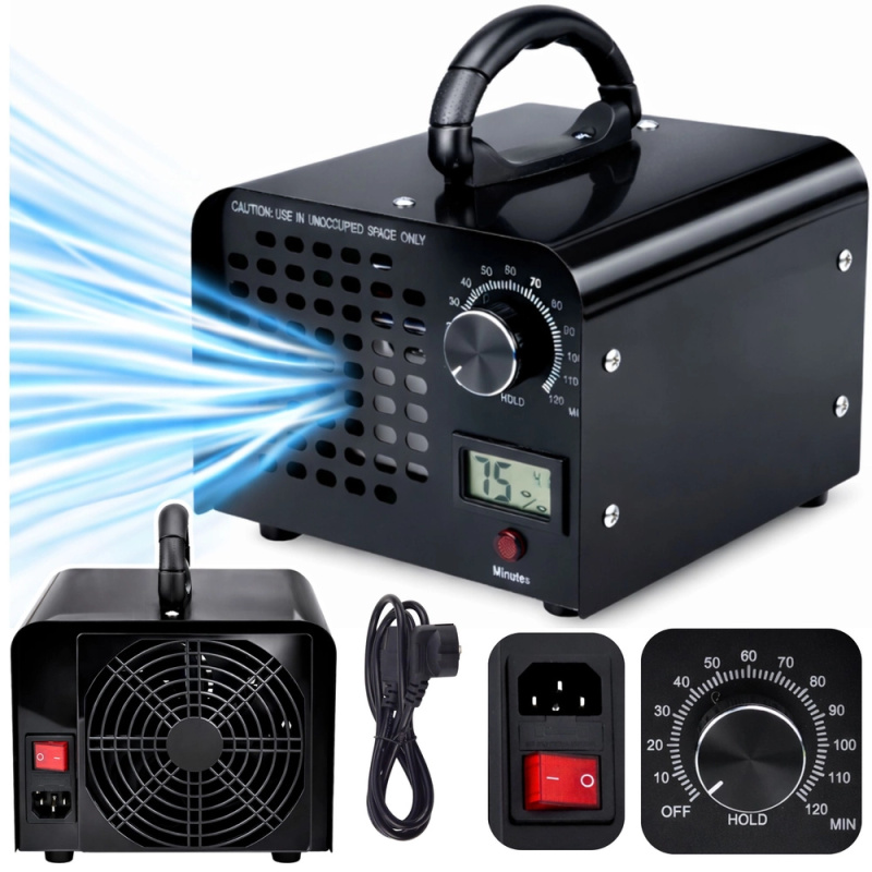 Ozonový generátor LEAN 60 000 mg/h s LCD a časovačem