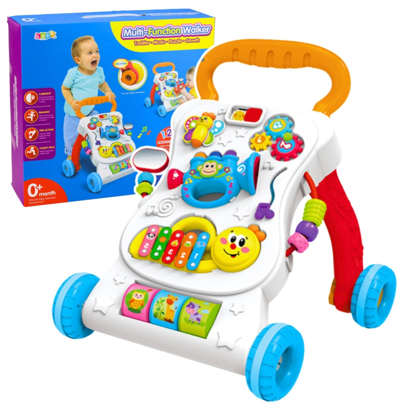 Interaktivní edukativní chodítko 3v1 s hudebním panelem