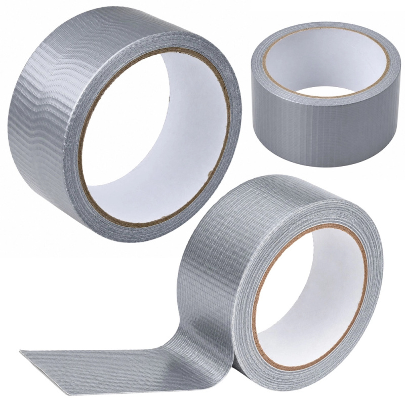 Šedá vyztužená opravná páska 48 mm × 15 m