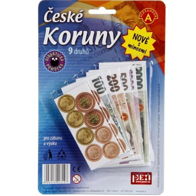 Alexander peníze ČESKÉ KORUNY