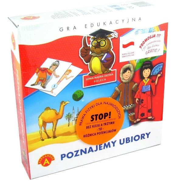 Edukativní hra Poznáváme oblečení Alexander - 1 kus