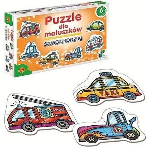 ALEXANDER Baby puzzle Auta 6v1 (2-7 dílků)