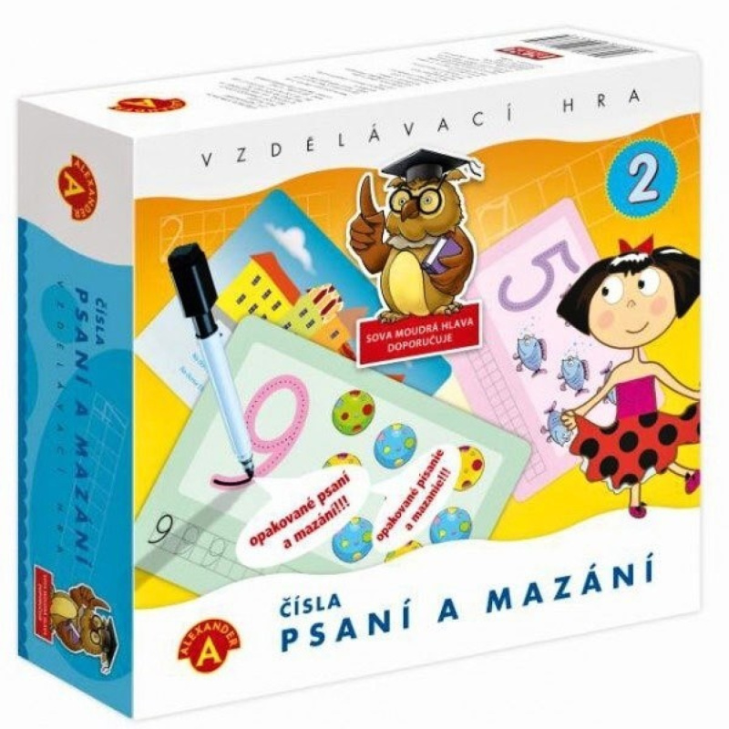 Psaní a mazání 2 - Čísla