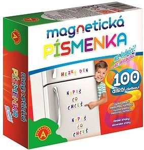 Alexander Hra Písmenka magnetická set 100 ks na lednici