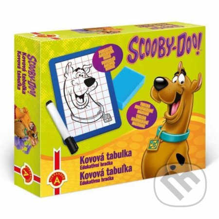 Scooby-Doo! - Kovová tabulka / Edukativní hračka - hra z kategorie Vzdělávací hry
