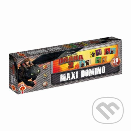 Jak vycvičit draka 2 - Domino Maxi - hra z kategorie Domino, hlavolamy