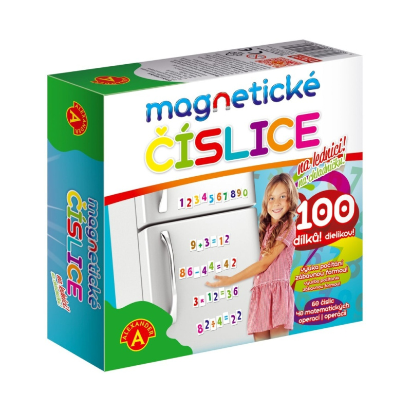 Pexi magnetické číslice na lednici