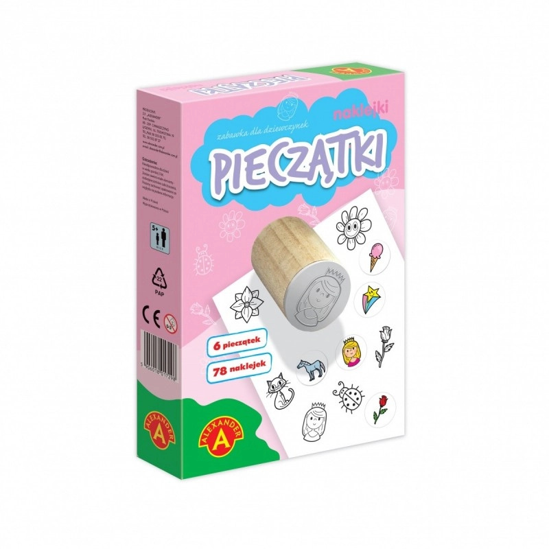 Malá razítka a samolepky pro dívky