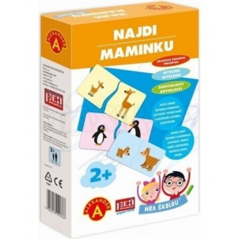Alexander Hra školou Najdi maminku zvířátka