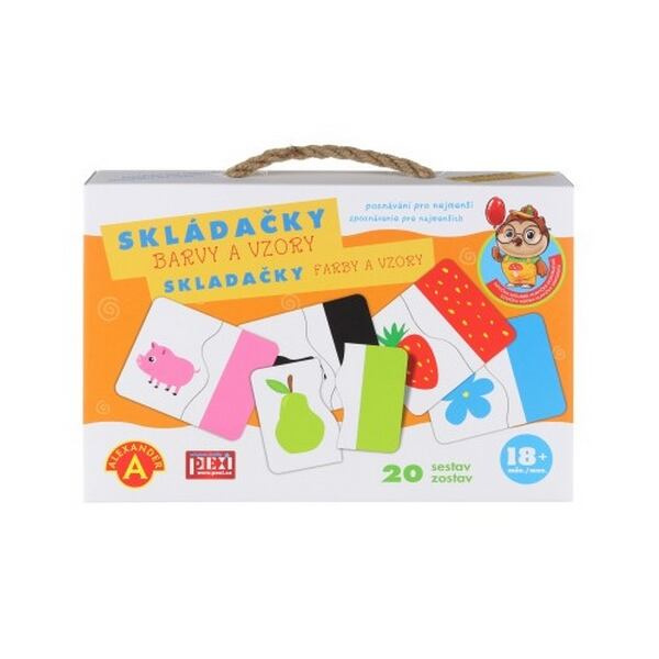 Alexander Poznávání pro nejmenší Skládačky Barvy a vzory