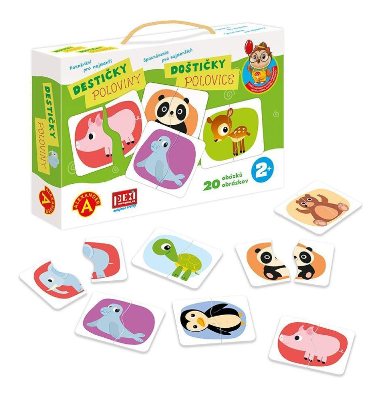 Alexander Poznávání pro nejmenší - Destičky - poloviny