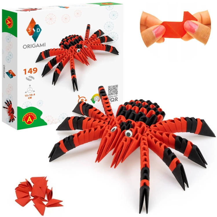 Alexander kreativní sada 3D origami pavouk