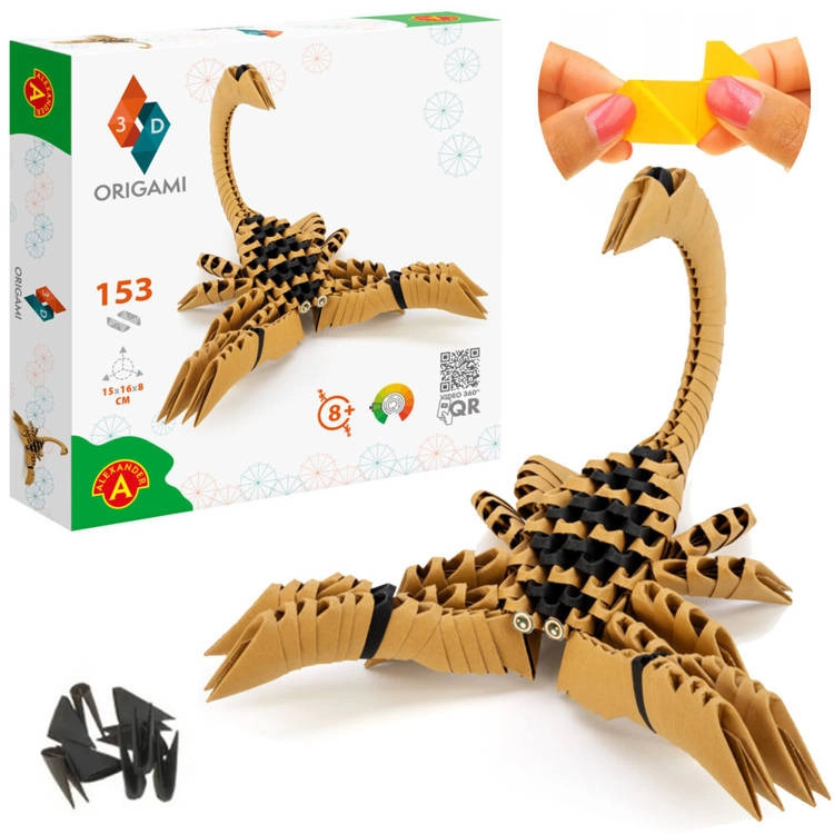 Alexander kreativní origami 3D – štír