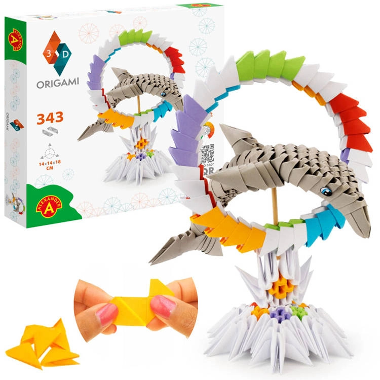 Alexander Origami 3D Delfín