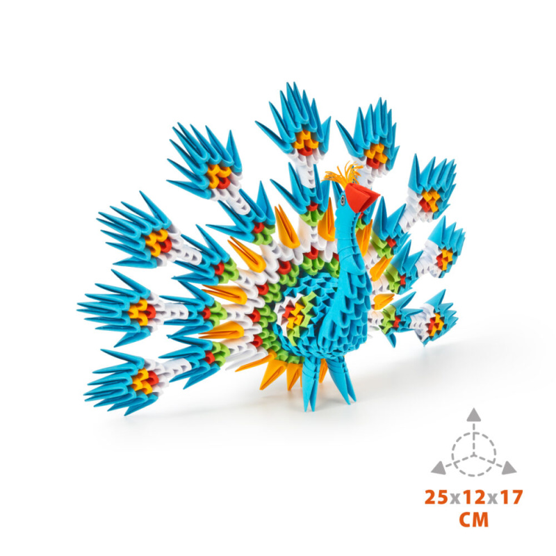 Alexander Origami 3D Páv
