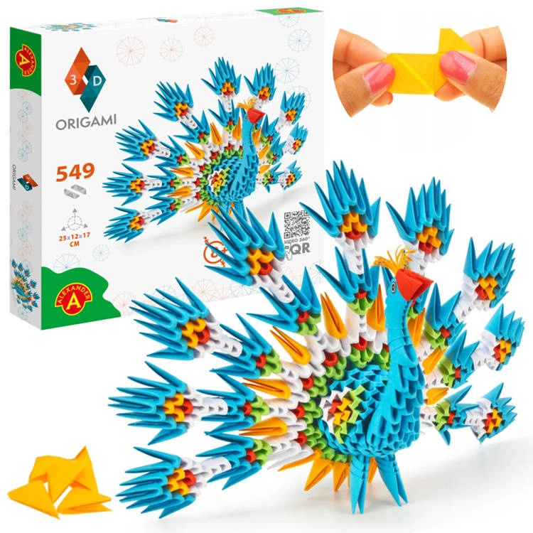 Alexander Origami 3D Páv