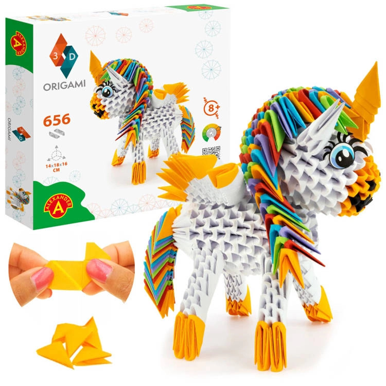 Pexi PEXI Origami 3D Jednorožec