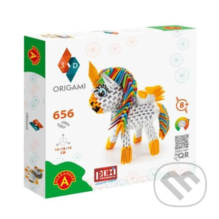 Pexi PEXI Origami 3D Jednorožec