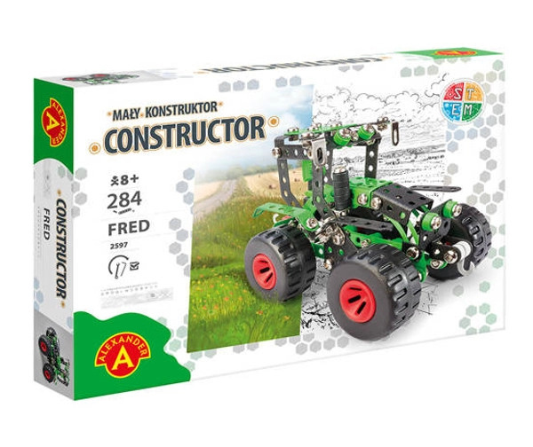 Stavebnice traktor MAŁY KONSTRUKTOR FRED