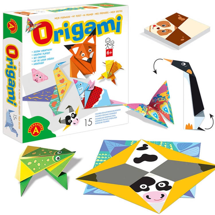 Alexander Moje první origami zvířátka