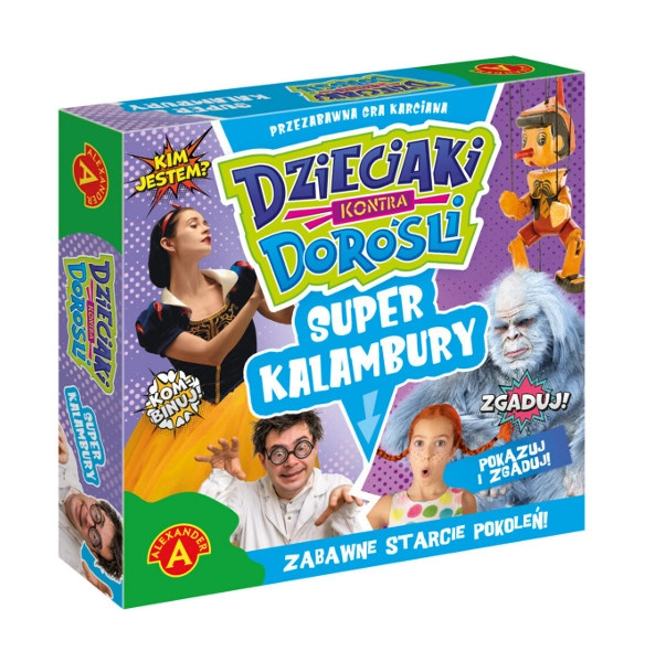 Super kalambury: Děti vs. dospělí – rodinná párty hra