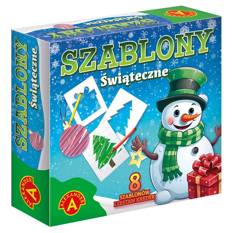Vánoční šablony - Sněhulák