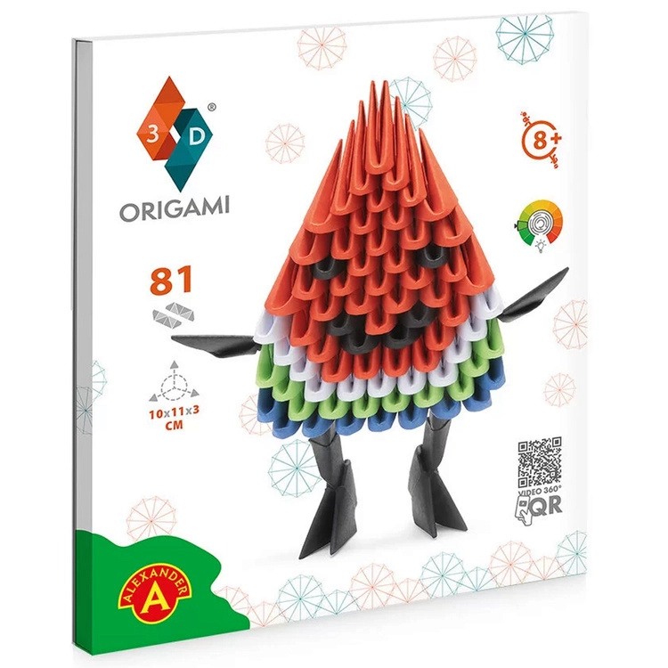 Alexander kreativní sada ORIGAMI 3D – meloun