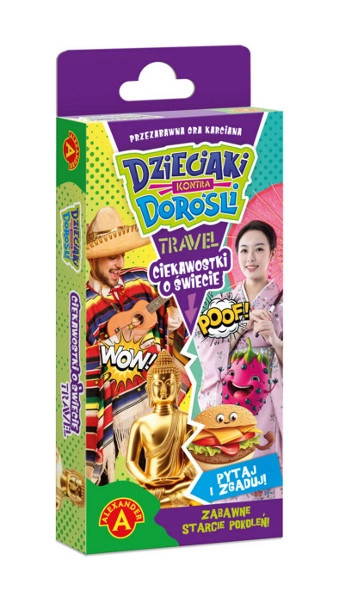 Děti proti dospělým: Ciekawostki o świecie – Travel společenská hra