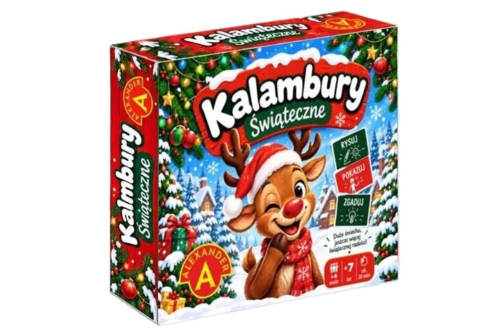 Vánoční kalambury Renifer