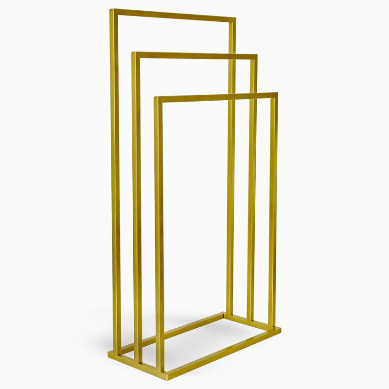 Stojan na ručníkyi 3-ramenný zlatý