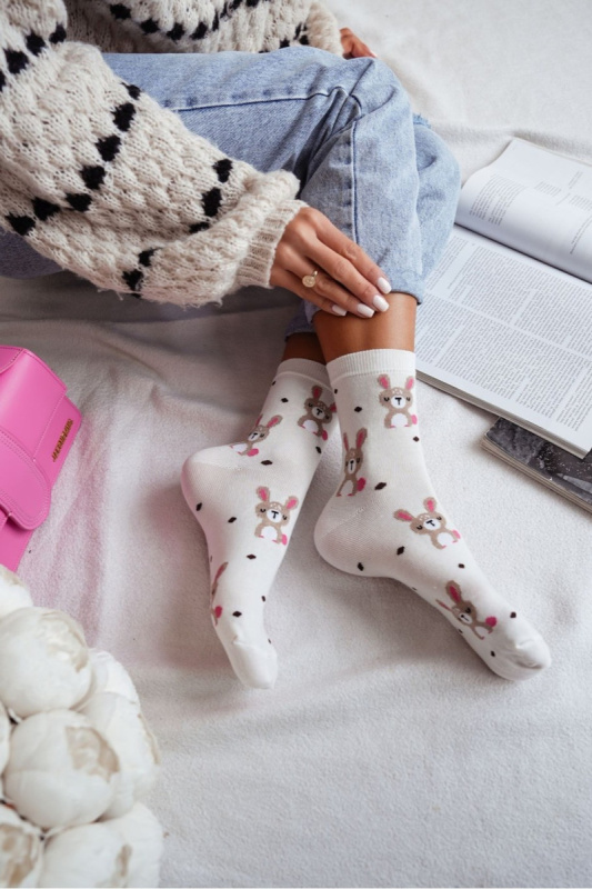 DÁMSKÉ PONOŽKY JUST RELAX 0200.131 černá 37-41