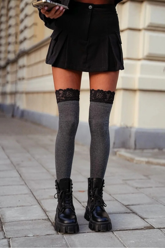 BAWEŁNIANE Z model 21417769 - Milena tmavá melanž 37-41