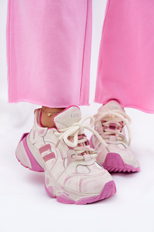 Dámské Kožené Tenisky GOE RR2N4038 Růžové 39