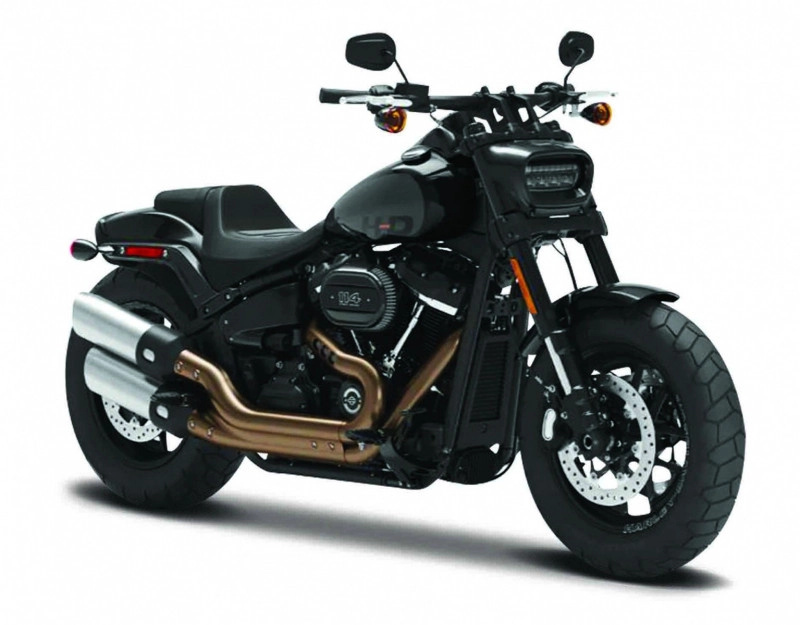 Kovový model HD 2022 Fat Bob 114 1/18 černý