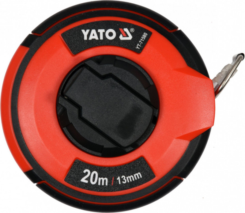 Ocelové měřící pásmo 20m, šířka 13mm - YT-71580