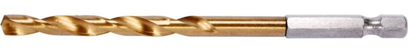 Vrták na kov 6,5mm TITAN HEX 1/4", délka 121mm - YT-44765